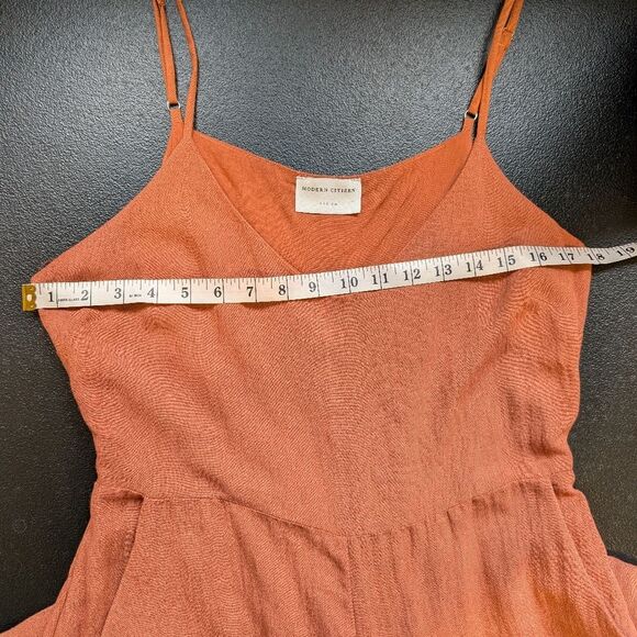 Modern Citizen Wide Leg Jumpsuit Cropped Pockets Size Medium - Picture 3 of 10